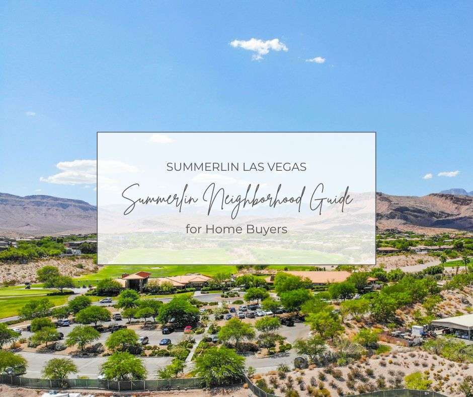 Summerlin Las Vegas neighborhoods guide featuring golf course and Red Rock Canyon views