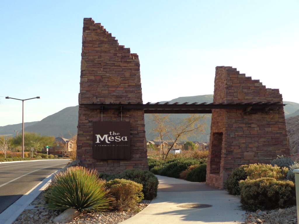 mesa sign