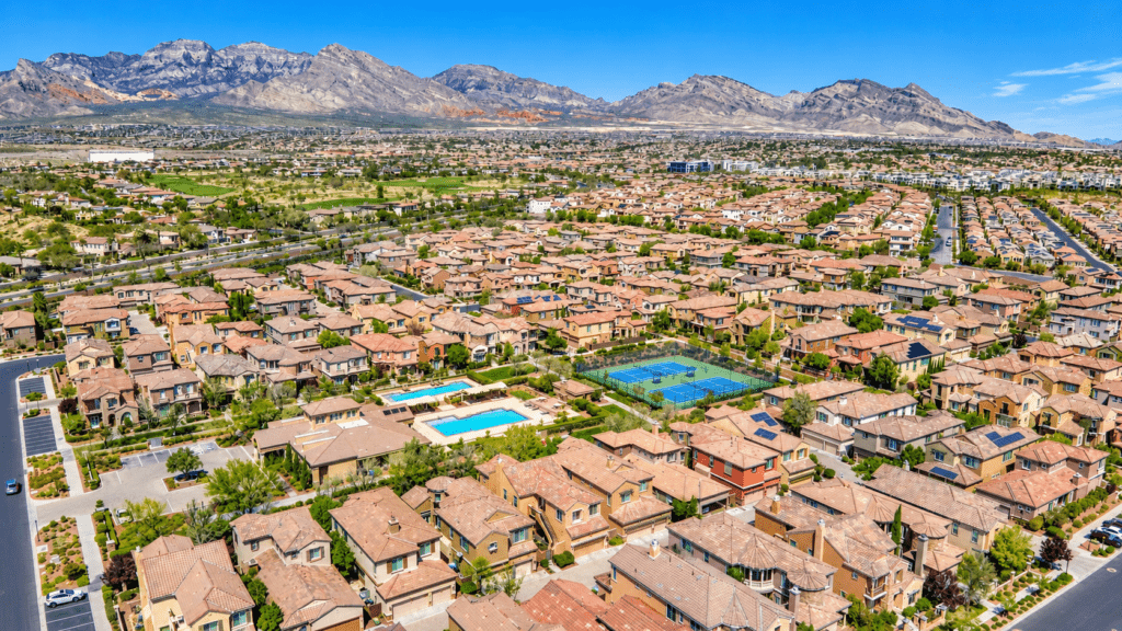 summerlin with views of red rock canyon